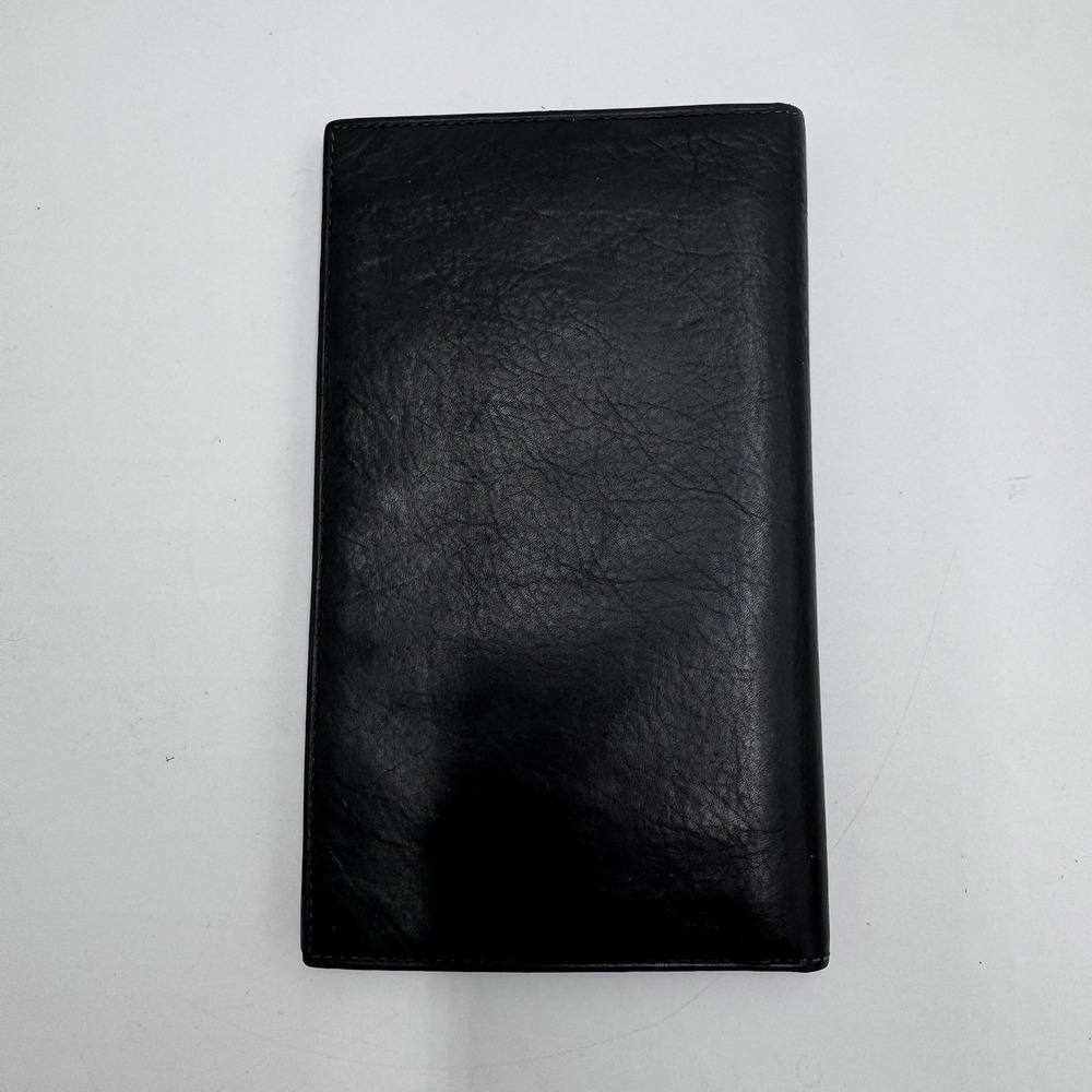 Genuine Leather Long Wallet Black Soft Leather Made in India Card Organizer - Picture 8 of 9